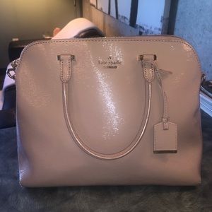 Mauve/beige Kate spade handbag